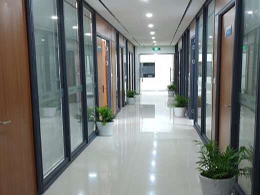 Office corridor at ZC Bioscience